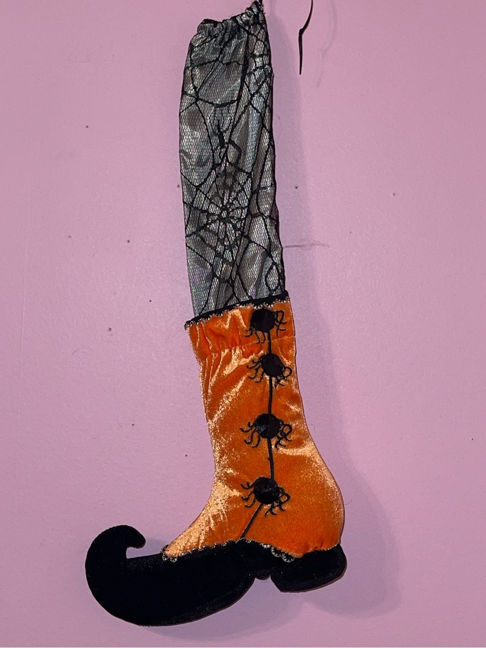 Pier 1 Halloween victorian witch table leg cover stocking wall goth christmas